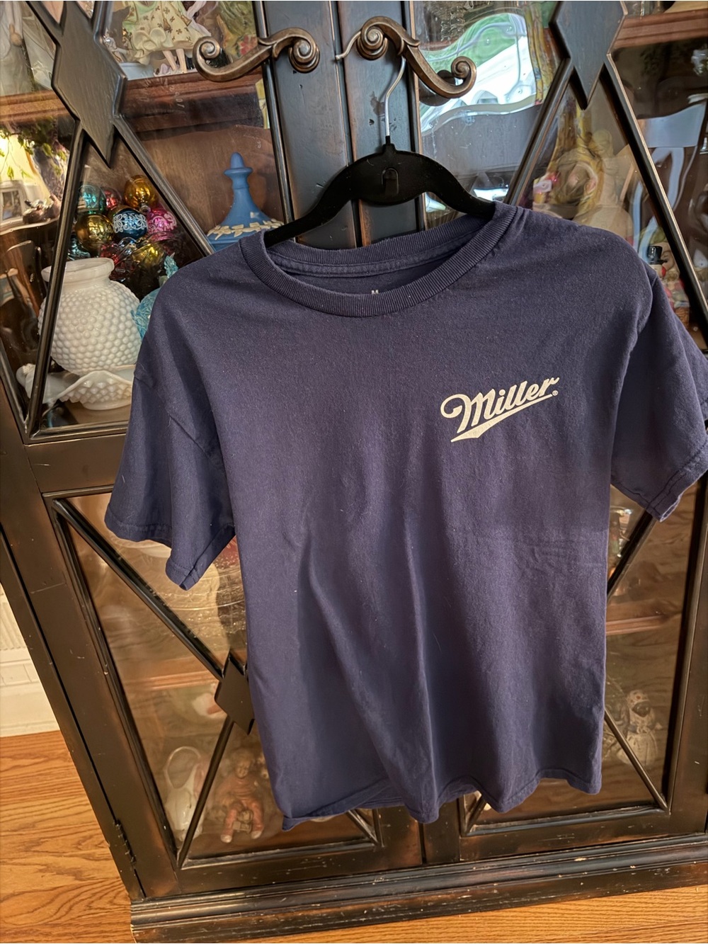 Vintage Miller High Life Tee Navy Med